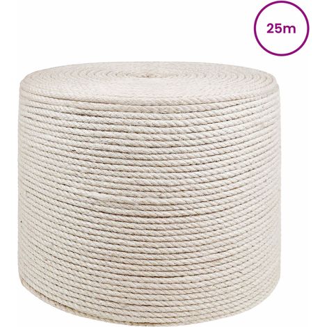 Corda  Fune di Juta 8 Bianco 100% juta Tossa (1/5)
