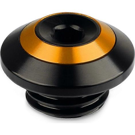 Aplicable a la tapa de llenado de aceite del motor para YAMAHA T-MAX TMAX 500 530 2008- 2018 2017 2016 2015 2014 2013 2012 Tapa de llenado de aceite de motocicleta (dorada) (1/5)