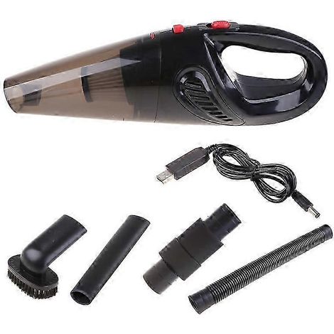Aspirateur de voiture portable haute puissance rechargeable pour nettoyage à sec et humide (1/5)