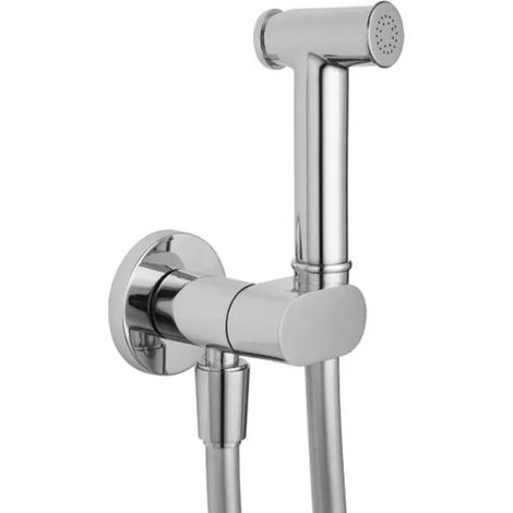IDROGETTO BIDET TONDO CON ARRESTO ATTACCO FLESS. 1/2   LATER