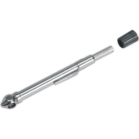 Sealey TSTPG9 Tyre Pressure Gauge with Pocket-Clip 6-50psi