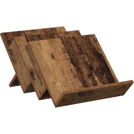 Maison Exclusive - Scaffale per riviste Legno vecchio 53 x 40 x 28,5 cm