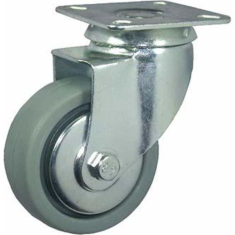 FPLUS rueda pvc con placa 40 mm. sin freno 82211 , Rueda de pvc sin freno
Diametro rueda 40 mm.
Peso maximo. 35 KG.
Altura total 22 mm.
Placa giratoria