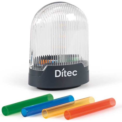 Lampeggiante Lampeggiatore Multi-tensione LED Originale DITEC ENTREMATIC FLM