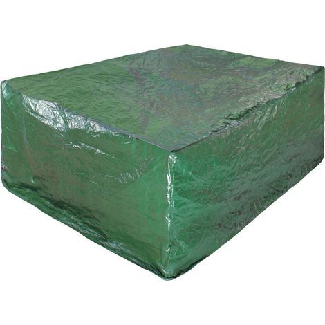 Fundas para muebles de jardín AIDUCHO, funda para terraza, funda protectora impermeable para sofá o banco, funda antipolvo, lona resistente a los rayos UV con ojales (verde, 240 × 136 × 88 cm) (1/5)