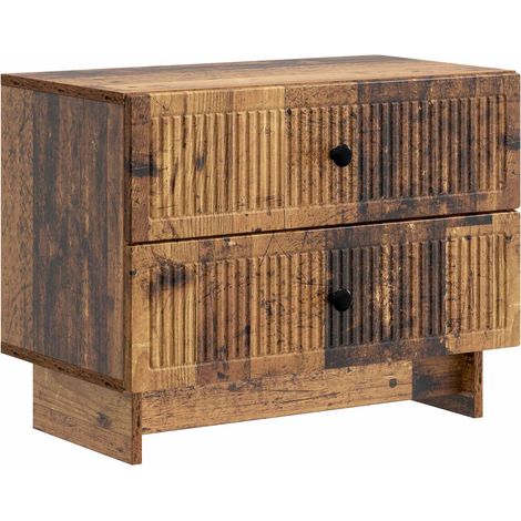 Nachttisch Altholz 62 x 34,5 x 47,5 cm Holzwerkstoff vidaXL