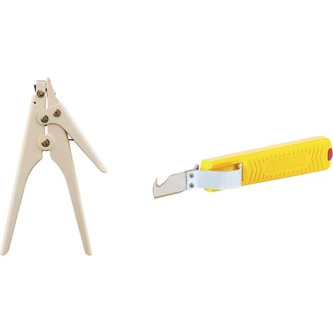 Pince en métal pour colliers - 10282 Couteau à dégainer, Jaune Multicolore (1/5)