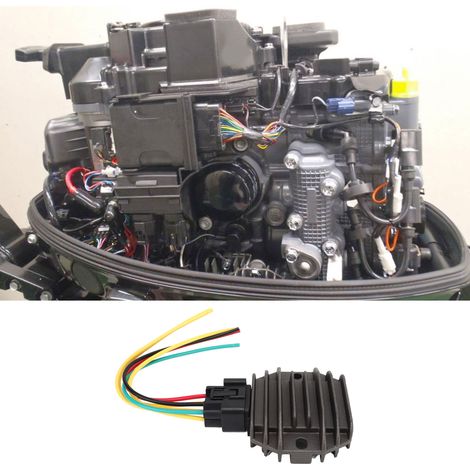 Der Spannungsregler und Gleichrichter ist geeignet für Suzuki LTA400 LT-A400 Eiger 2WD 4WD 2002-2007 (Teilenummer: 2011.0+DX). (1/5)