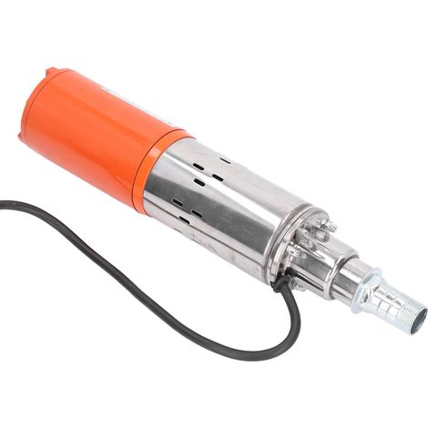12V 30m Hochdruck-Tauchpumpe für Tiefbrunnen, Solar, 3SYDC12/S1.5-30, Gleichstrommotor, hohe Fördermenge, für Garten- oder Bohrlochanwendungen, einphasig, kompakt. (1/5)