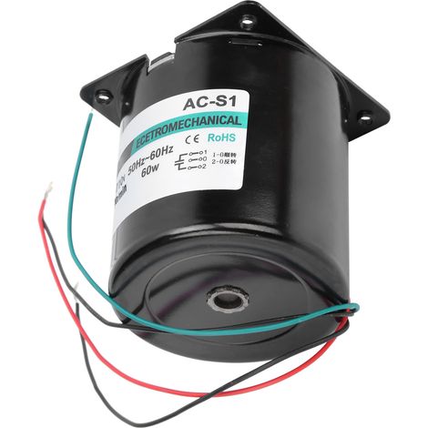 Moteur synchrone à courant alternatif à aimant permanent, rotation horaire/antihoraire, couple élevé, 60 W, pour machines-outils à commande numérique, XD80KTYZ, 10 tr/min, 110 V (1/5)
