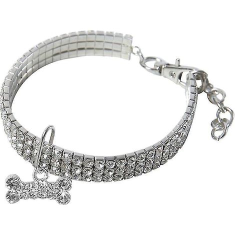 1 Stück Strass-Hundehalsband