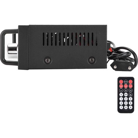 2-Kanal-Mini-Bluetooth-USB/FM-Digitalverstärker mit Fernbedienung, 220-V-EU-Stecker (1/5)