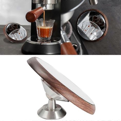 Miroir réfléchissant en bois pour l'observation du débit d'air, idéal pour les cafés. Miroir à expresso pour l'utilisation d'une lentille en bois. (1/4)