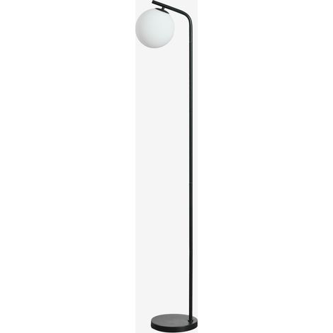 Lámpara de Pie en Metal y Cristal Alligier SKLUM             