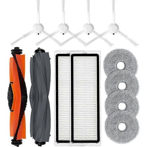 Kit d'accessoires pour aspirateurs X10 S10 Plus L10S Ultra W10S Pro - Pièces de rechange pour brosses latérales principales (1/5)
