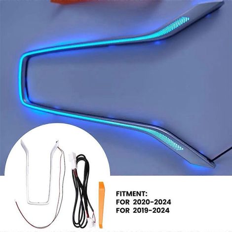 Éclairage d'ambiance LED pour porte-gobelet central de voiture (1/5)
