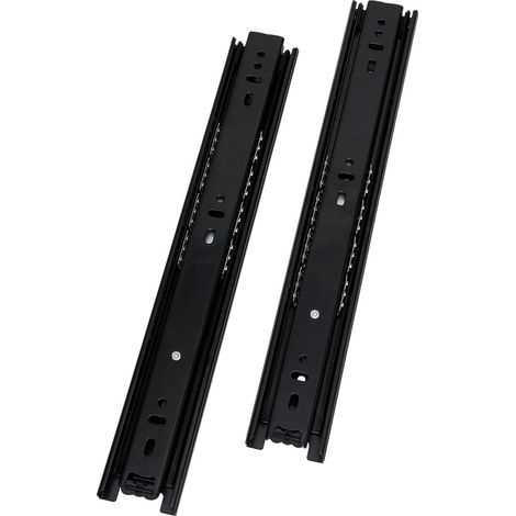 1 Pair 3 Folds Full Extension Ball Bearing Drawer Slides (1/5)