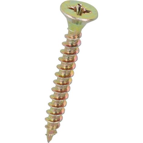 Vis pour panneaux d'aggloméré Ø 5 x 40 mm avec empreinte cruciforme