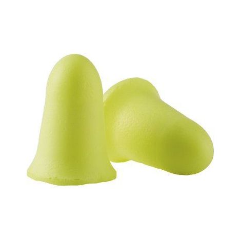 3M – Bouchons d'oreilles jetables 37dB – Sans cordon – 200 paires – Polyuréthane jaune – Protection auditive efficace pour environnements bruyants - FX 37 DB