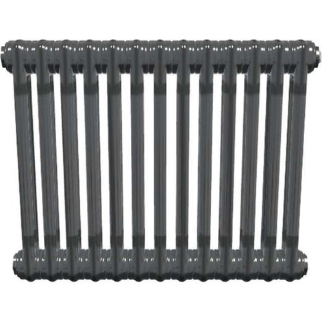 Bircham - Bare Metal Lacquer 2 Column Radiator H500mm  x W611mm