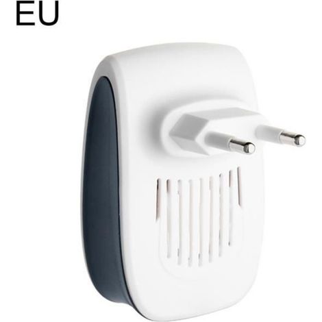 Répulsif À Ultrasons - Pour Insectes Moustiques Rongeurs Punaises De Lit - 20 À 80 kHz - Portée 15 À 30 M² - Prise EU - 1 Pièce