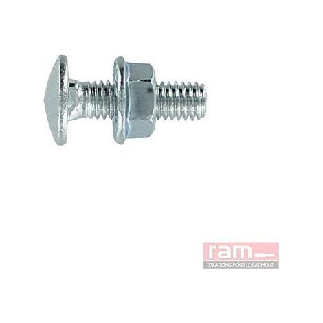 Ram TRCC tornillos acero galvanizado 6mm x 20mm pack 100