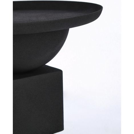 Tavolino Design Acciaio Verde Moderno da Interno - SYMPHONY - Colore: Nero (1/5)
