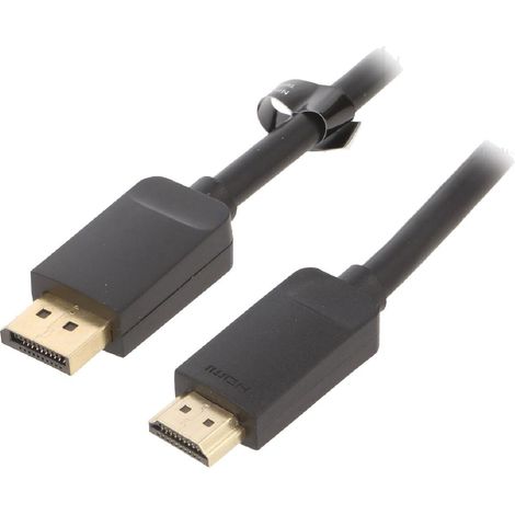 Cable DisplayPort male HDMI male 3m noir