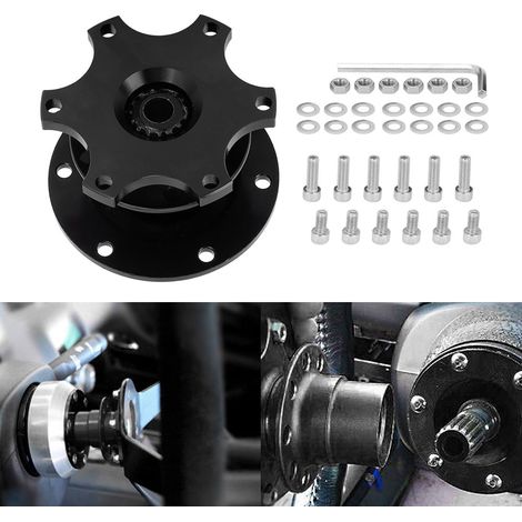 Kit adaptateur universel à 6 trous pour moyeu de volant à dégagement rapide - Outil de réparation automobile (1/5)