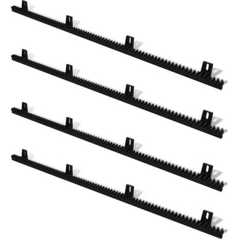 Crémaillère - Non spécifié - 4 pcs - Nylon renforcé - 800 kg - Portail coulissant (1/4)