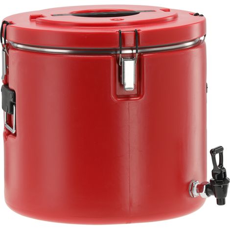 Conteneur isotherme, chauffe-plats pour aliments 30L avec robinet de vidange
