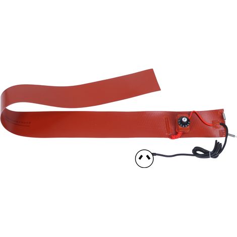 Metal Drum Heater Silicone 200L 1000W 30‑150℃ 125mmx1740mm Barrel Warmer Heating Band Pad AU Plug 220V