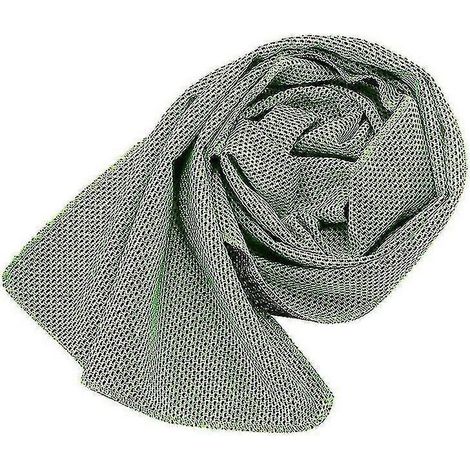 Serviette de jogging rafraîchissante et absorbante, couleur unie-Green