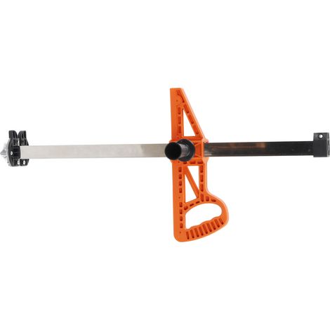 Couteau à placo double lame, poignée ergonomique, rail en acier inoxydable, outil de découpe portatif à pousser pour plaques de plâtre. (1/5)
