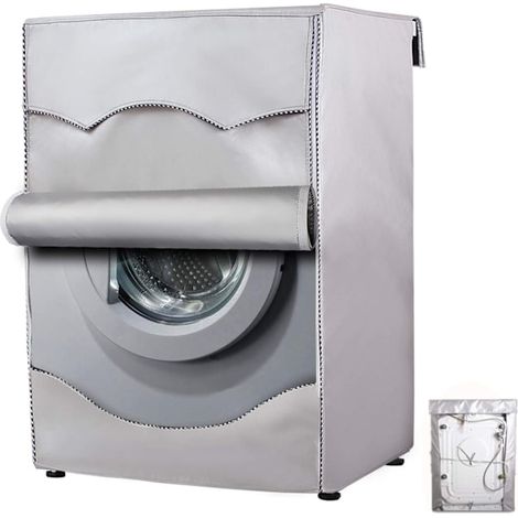 Housse pour lave-linge/sèche-linge à chargement frontal, imperméable et anti-poussière-AquaForge (1/5)