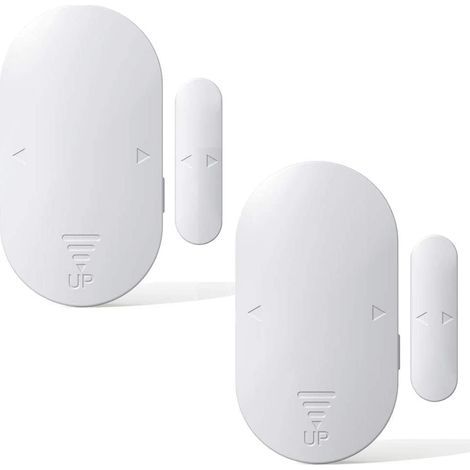 Allarme di sicurezza per porte e finestre, confezione da 2, allarme antifurto 130 dB, 5 modalità di funzionamento, sensore magnetico, montaggio bidirezionale, allarme di sicurezza antifurto (1/5)
