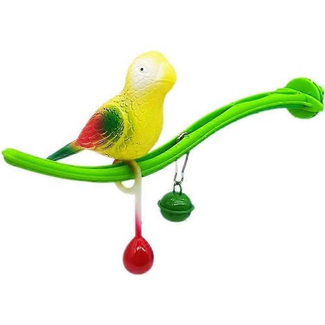 Un ensemble de perchoirs pour oiseaux, de supports pour cages à oiseaux, de perchoirs pour perroquets et de jouets pour oiseaux réalistes. (1/5)
