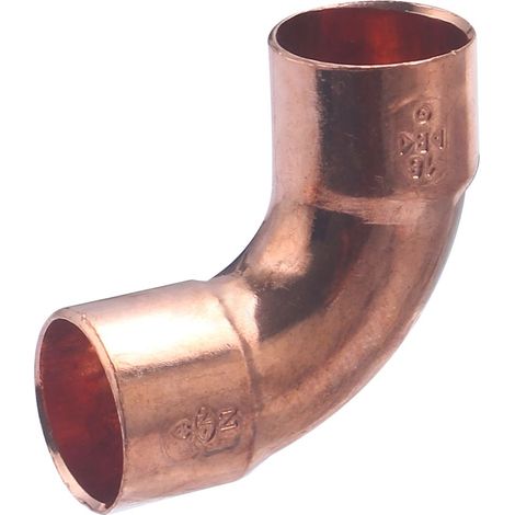Courbe cuivre à souder 90° grand rayon double femelle égal NOYON & THIEBAULT - Ø 18 mm - 942-18L1 (1/4)