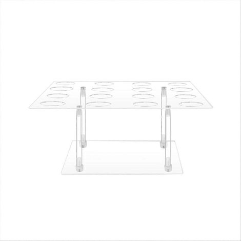 Présentoir à glaces en acrylique transparent pour cornets gaufrés et rouleaux de sushis (1/5)