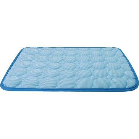 Kühlmatte für Hunde – Selbstkühlend, frostfrei – 40 x 30 cm – Für kleine Hunde und Katzen – Blau – 1 Stück (1/5)