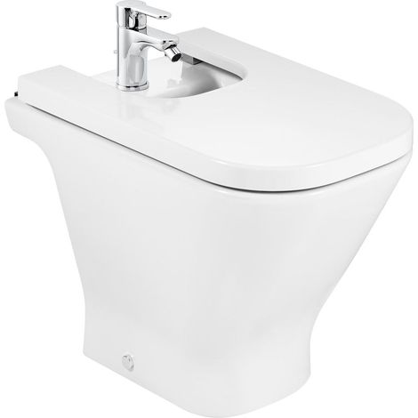 ROCA A357474000 THE GAP SQUARE Bidé Pie Abierto Con Tapa - Asiento: Caida Normal - ref: A357474000+A80647000B