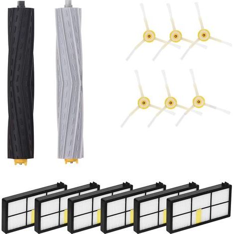 Repuestos, filtros y cepillos para aspiradoras iRobot Roomba de las series 980, 960, 900, 890, 880, 870, 860 y 800. Kit de accesorios de repuesto. (1/5)