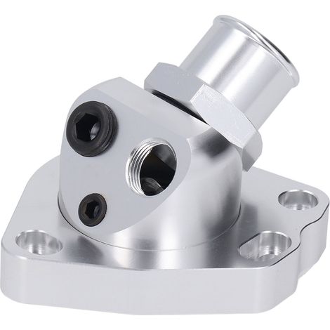 Boîtier de thermostat à col rotatif argenté pour durite de radiateur série K K20 K20A K20A2 K20Z1 K24A K24Z (1/5)