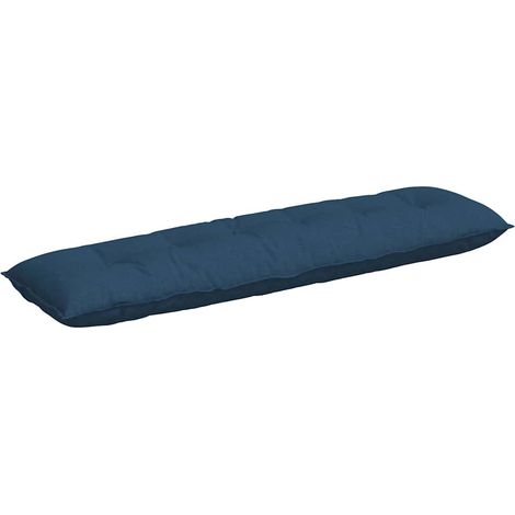 Cuscino per Schiena Blu 180 x 19 x 50 cm Tessuto vidaXL