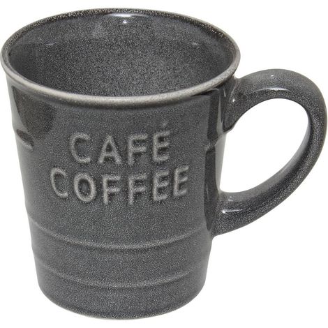 Kaffeebecher grau 20cl - Atmosphera créateur d'intérieur