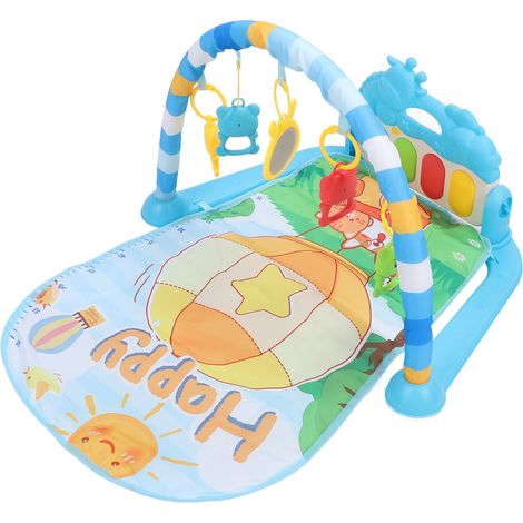 Tapis d'éveil musical avec piano intégré, jouet d'éveil pour bébé, idéal pour les moments passés sur le ventre chez les nouveau-nés de 0 à 36 mois. (1/5)