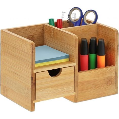 Organizzazione scrivania in bambu (1/5)