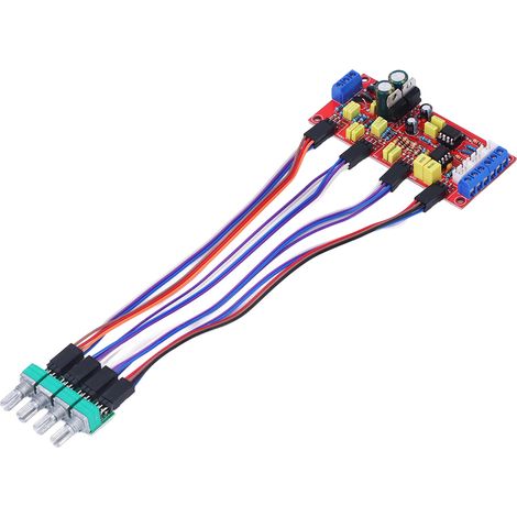 Préampli HIFI NE5532 avec réglage Grave, Aigu, Balance et Volume (1/5)
