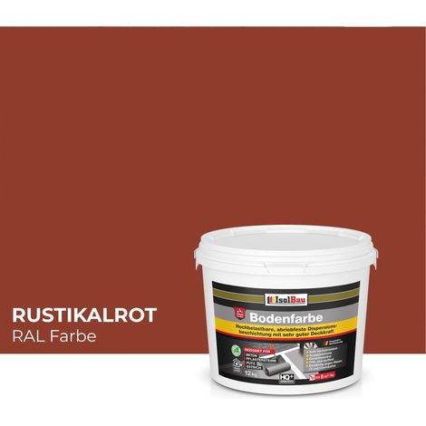 Pintura para carreteras IsolBau para hormigón, color rústico, 12 kg. (1/5)