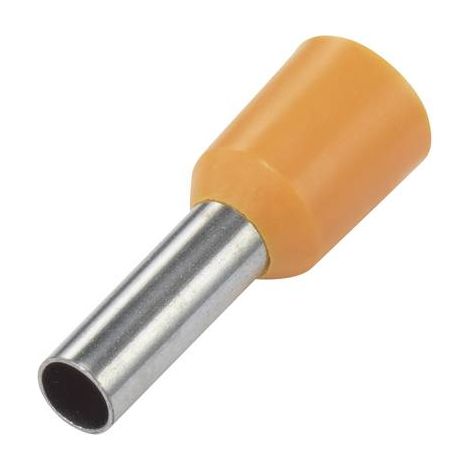 EMBOUT SIMPLE D'EXTRÉMITÉ DE CÂBLE TRU COMPONENTS E40-09OR 1091294 1 X 4 MM² X 9 MM PARTIELLEMENT ISOLÉ ORANGE 100 PC(S) (1/2)